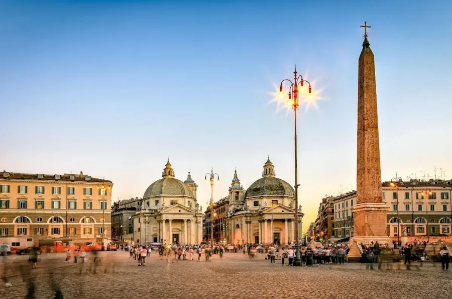 Locuri de vizitat în Roma Piazza del Popolo