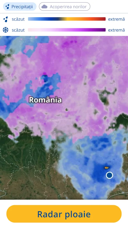 Radar ploaie România