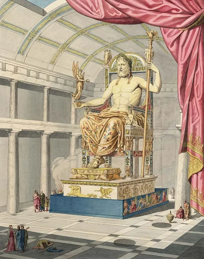 Cele 7 Minuni ale Lumii Antice - Statuia lui Zeus din Olympia.